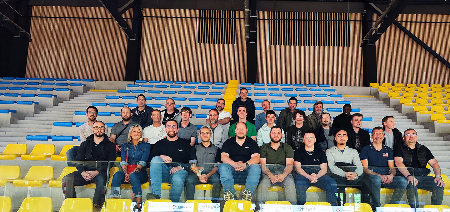 équipe cegelec Reims